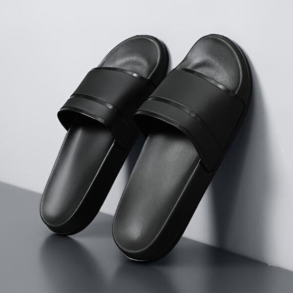 Comfortable 30mm Thick Sole Slippers - Lightweight Quick-Dry Bathroom and Home Shoes with Non-Slip Textured Sole, Cushioned Footbed - Soft EVA Slippers for Men and Women Indoor/Outdoor Use - Easy to Clean Design, Durable Non-Slip, Geometric Pattern, Comfortable Footwear, Unisex Office Workers