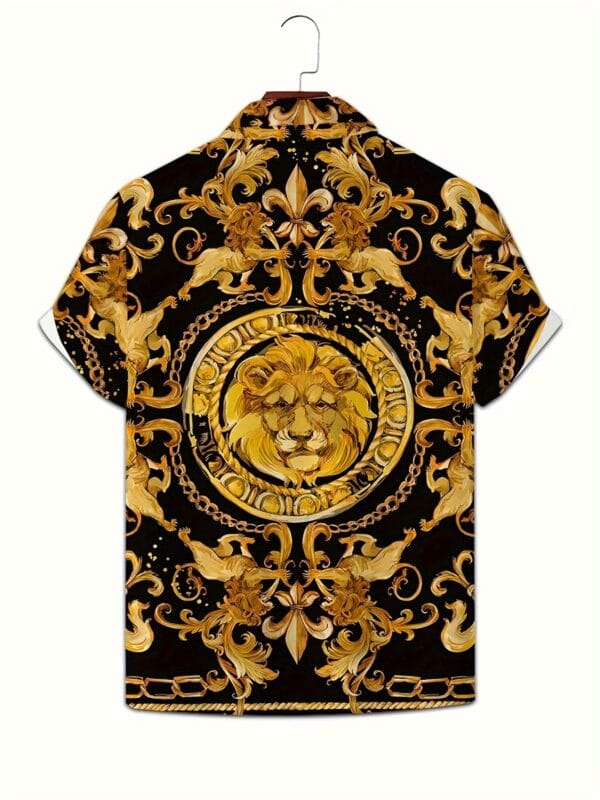 product-fancy-fa424435-bf56-48ab-bace-115beed4ff25 Summer Novelty 3D Print Men'S Floral Trendy Digital Print Shirts for Comfortable Casual Wear.