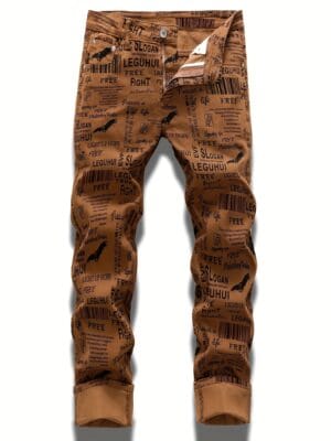 product-fancy-faa4bd2e-a122-4a23-88b4-8a3f3ddae7a6 Men's Washed Slim Fit Straight Denim Jeans