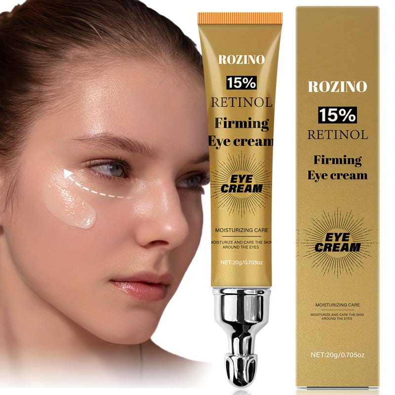 20g Retinol Eye Cream, with honey and vitamin C, Moisturizes Light Beige to make wrinkles less noticeable, the look of dark circles, bruises or blue spots, Balanced Light Beige, make Light Beige younger-looking, Eye moisturizing care, skincare
