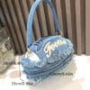 product-fancyalgo-toaster-api-toaster-processor-image-cm2in-a8d37498-5ec2-11ef-a590-0a580a69145b Denim Football-Shaped Handbag with Fringe and Adjustable Strap - Blue, Casual Style, Zip Closure, PU Lining - Perfect for Football Fans