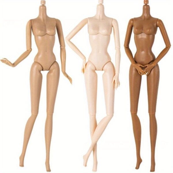 30cm 6-Section Super Model Body, Articulated Torso, Regular Muscle, White Muscle, Day-Burnt Muscle Princess Doll