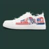 product-open-2024-05-28-1716884713043-86a9f0d5d1aa4854b4415448151f82ff-goods Women'S Patriotic American Flag Skate Shoes - Breathable Fabric Upper, White with Red & Blue Print, Lace-Up Casual Sneakers for All-Season Comfort, Casual Footwear | Laceup Sneakers | Comfortable Fit