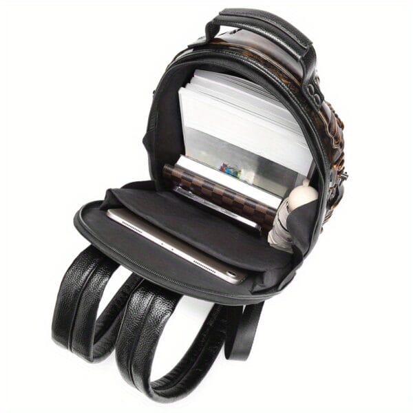 Unique Design Of Creative Personality Backpack, Cyberpunk Shoulder Bag For Both Men And Women.