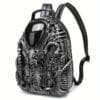 Unique Design Of Creative Personality Backpack, Cyberpunk Shoulder Bag For Both Men And Women.