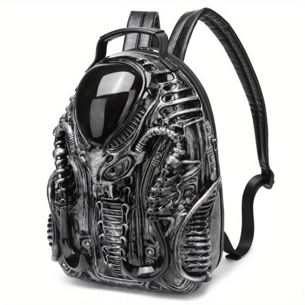 Unique Design Of Creative Personality Backpack, Cyberpunk Shoulder Bag For Both Men And Women.