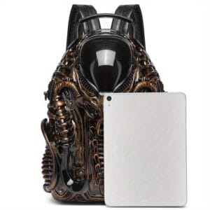 Unique Design Of Creative Personality Backpack, Cyberpunk Shoulder Bag For Both Men And Women.