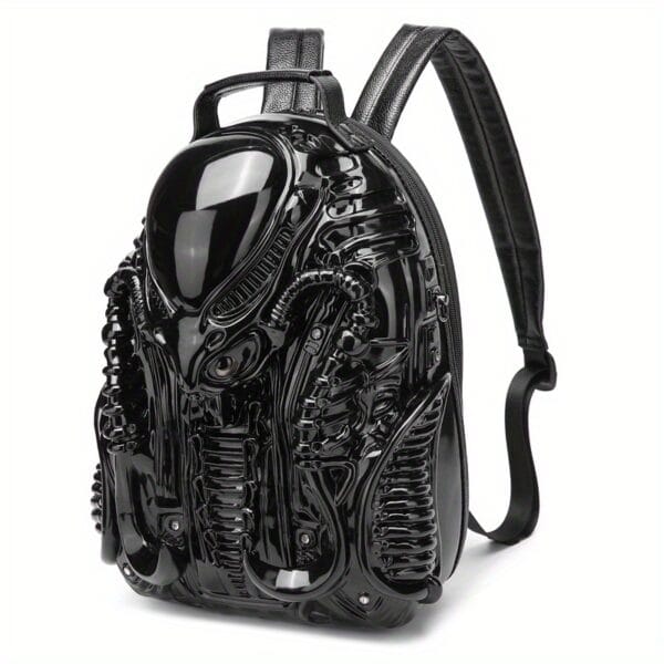 Unique Design Of Creative Personality Backpack, Cyberpunk Shoulder Bag For Both Men And Women.