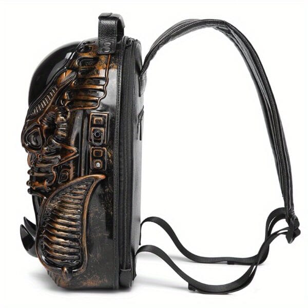 Unique Design Of Creative Personality Backpack, Cyberpunk Shoulder Bag For Both Men And Women.