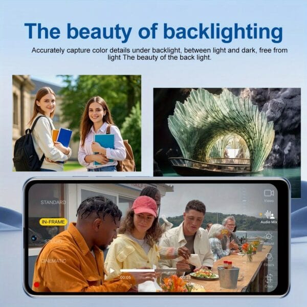 Latest unlocked Android smartphone in 2025, 5000mAh high battery life, dual SIM card dual standby, 6.82-inch high-definition touch screen, 16+50MP ultra high definition camera, luxury phone, 12GB RAM+512GB storage space