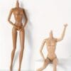 30cm 6-Section Super Model Body, Articulated Torso, Regular Muscle, White Muscle, Day-Burnt Muscle Princess Doll