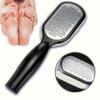 Professional Heavy-Duty Stainless Steel Foot File - Heavy-Grit Nail Scrubber & Remover with Anti-Splash Design, Rust-Resistant Pedicure Tool for Home, Salon, Spa - No Battery Needed, Easy to Clean, Pedicure Tools for Feet, Sleek Design, Longlasting Material, Salon Professionals