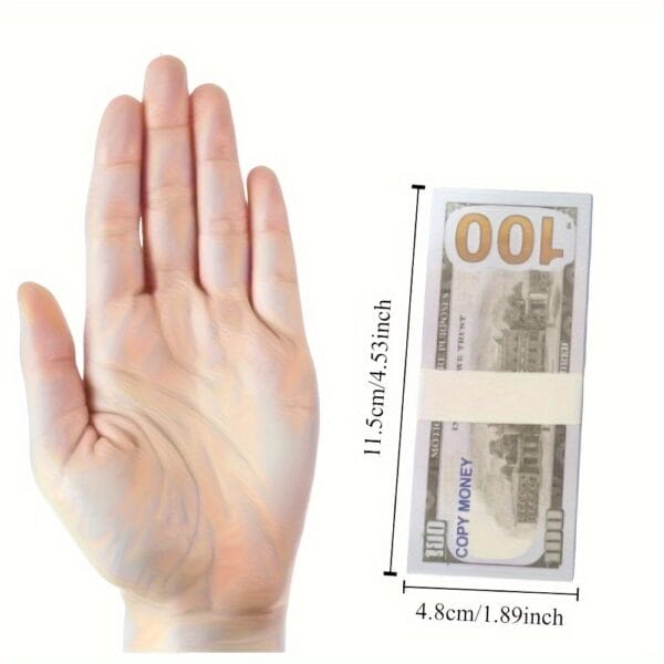 100/500/1000pcs Realistic 0 Bill Prop Set - Perfect for Parties, Weddings, TV And Music Videos | Ideal for Photography, Bar And KTV Decorations, Party Props | Durable Paper Material, Featherless Replica for Halloween, Christmas Event & Party Supplies