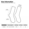 product-open-a662774e277b42bb850caa6662707216-goods 1 Pair Novelty Crew Socks - Polyester & Spandex Blend, Street Hip-Hop Style with Vibrant Random Prints, Comfortable Stretchy Unisex Socks for Men & Women, Machine Washable, Casual Footwear, Playful Design, Durable Construction