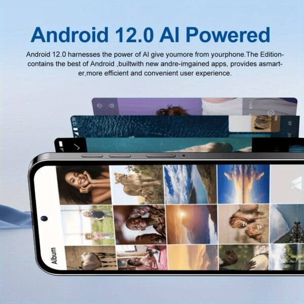 Latest unlocked Android smartphone in 2025, 5000mAh high battery life, dual SIM card dual standby, 6.82-inch high-definition touch screen, 16+50MP ultra high definition camera, luxury phone, 12GB RAM+512GB storage space