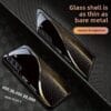 product-open-dca7a79b7fa741b986d830c540b5a7d6-goods Tempered glass phone case suitable for Tecno Tecno Camon 40 Tecno Camon 40 Pro 5G Ultra-thin hard cover, shockproof, drop-resistant, scratch-resistant with Business-style curve pattern BLA020