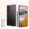 2025 S25 Ultra Unlocked Android 5G Phone - 6.5" 1440x3200 Quad HD+ Display, 72MP+108MP Dual Camera, 6800mAh Battery, Fast Charging, Face Unlock, 8GB+256GB, 5G/4G/3G/2.4GHz WiFi, Dual SIM, Android 11, Highspeed Internet, Multimedia Device, Large Display, Sleek Design, Durable Construction, Reliable Performance, Dual SIM Support, Smartphone Users, Mobile Professionals