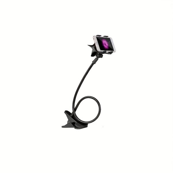 Support de téléphone réglable à col de cygne de 70 cm - Support rotatif à 360° en acier carbone, idéal pour regarder des vidéos au lit ou au bureau, sans pile, cadeau idéal pour les festivals