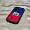 A Unique Design Featuring The Haitian Flag, This Brand New Mobile Phone Case Offers Full Body Protection. It Is Made from Shockproof And Drop-Proof TPU Soft Rubber, Showcasing a Simple Yet Sophisticated Color Scheme in Black, Suitable for Both Men And Wom