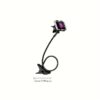 Support de téléphone réglable à col de cygne de 70 cm - Support rotatif à 360° en acier carbone, idéal pour regarder des vidéos au lit ou au bureau, sans pile, cadeau idéal pour les festivals