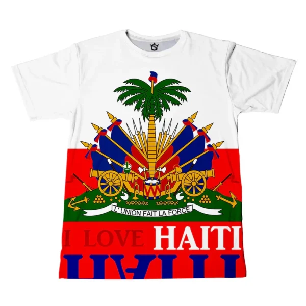 S8ac073a53e974026ad5514e953810d6f5.webp Haitian Flag T-shirt Men 3D Print Haiti Emblem Symbol Vintage T Shirts Summer Fashion Streetwear Short Sleeve Y2k Mens Clothing