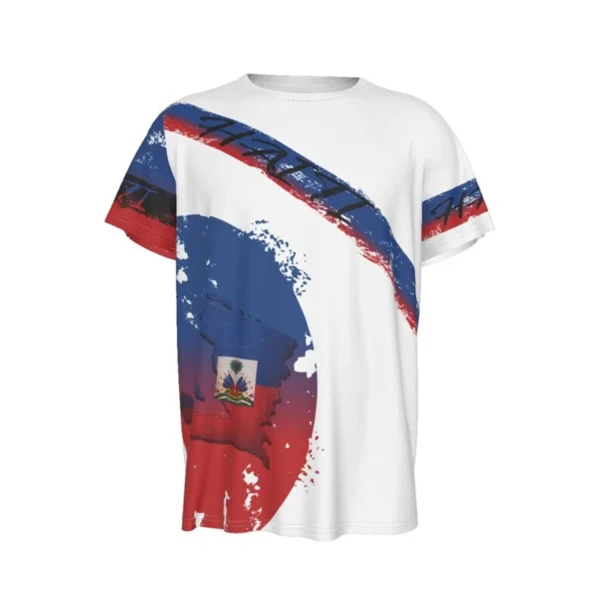 Seab36bde72b64555ab52c9ffa88449e14.webp Haitian Flag T-shirt Men 3D Print Haiti Emblem Symbol Vintage T Shirts Summer Fashion Streetwear Short Sleeve Y2k Mens Clothing