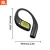 For JBL ZONE True Wireless Open-Ear Sports Headphones, Neckband Wireless Earbuds for Swimming, Cycling, Running, Long Battery Life, High-Quality Sound, Clear Call and Music Output, USB-C Charging, Rechargeable Battery, Black with Yellow Accents, Sports He