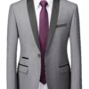 Ensemble costume trois pièces haut de gamme pour homme : blazer croisé bleu marine à boutons dorés, chemise et pantalon, idéal pour les mariages, les événements formels et le travail, toutes saisons, tenue de mariage | Tenue élégante | Tissu résistant