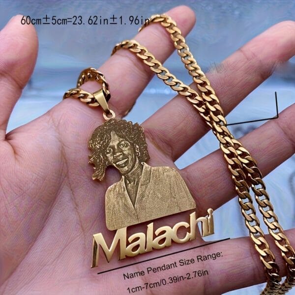 fea96325-fc41-4914-a698-fb8b2e714ee1.jpg Collier photo personnalisé - Image et texte personnalisés (jusqu'à notre prochaine rencontre), élégante chaîne dorée, ajoutez votre propre photo, cadeau d'anniversaire/fête des mères idéal pour femme - Bijou souvenir commémoratif, savoir-faire de qualité