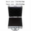 [Durable] Portable Aluminum Toolbox for Secure Equipment Storage, Instrument Case, And Impact-Resistant Sponge Box.