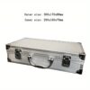 [Durable] Portable Aluminum Toolbox for Secure Equipment Storage, Instrument Case, And Impact-Resistant Sponge Box.