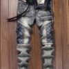 product-59bbc054a47e35573cc9fd341c28a2905a0195a1.goods_.000001 Middle Eastern Autumn European & American Trendy Denim Jeans for Men - Embroidered Slim Fit Skinny Pants, Retro Vintage Youth Patchwork Casual Long Trousers with Zipper
