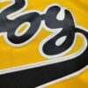 Men'S Badboy #10 Yellow Baseball Jersey - Classic Retro Design with Embroidered Lettering, Button-Up Short Sleeve, Breathable Loose Fit for Training, Competition & Casual Wear - All-Season Comfort, Sports Apparel, Sporty Look, Comfortable Sports Wear, Athletic Clothing, Sporty Style, Durable Stitching, Performance Wear, Fitness Enthusiasts