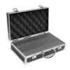 [Durable] Portable Aluminum Toolbox for Secure Equipment Storage, Instrument Case, And Impact-Resistant Sponge Box.