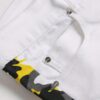 Camouflage Pattern Slim Fit Jeans, Men's Casual Slightly Stretch Street Style Slant Pockets Denim Jeans For Spring Summer
