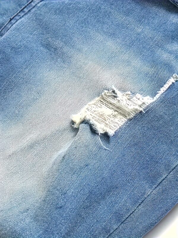 product-Fancyalgo-VirtualModelMatting-eb1c35c6788d931054c0de94c847397c Men's Stretchy Jeans with Ripped Holes - Trendy and Versatile Long Pants