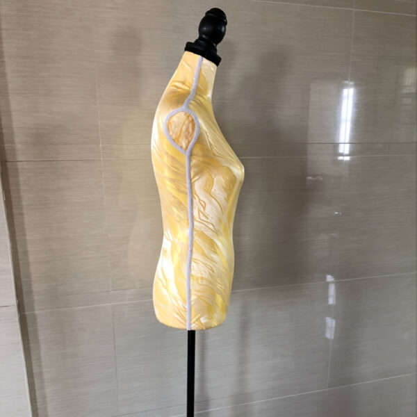 Adult Mannequin Stand with Adjustable Bust Size: 86cm/33.86in, Hip Circumference: 89cm/35.04in, Height: 78cm/30.71in - Available in White, Black, Orange, Yellow, and Green