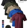 5pcs Men'S Breathable Mesh T-Shirts - Black, Olive Green, Beige, Blue, Burgundy - Moisture-Wicking, Comfortable for Workouts, Sports & Daily Wear - Ideal Gift for Fitness Enthusiasts, Sports Apparel | Sporty Casualwear | Comfortable Fit