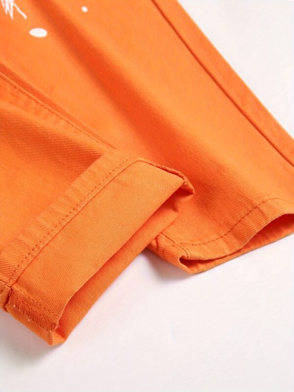 Men's Classic Cotton Jeans - Casual, Non-Stretch Denim with Pockets, Machine Washable - Perfect for Summer