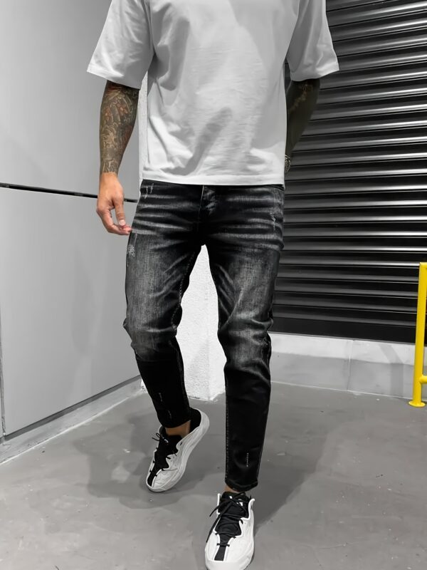 Men's Skinny Jeans - Slim Fit Stretch Jeans, Machine Washable Non-See-Through Jeans for Everyday & Formal Outfits - All-Season Skinny Pants for Men, Versatile Clothing, Trendy Denim