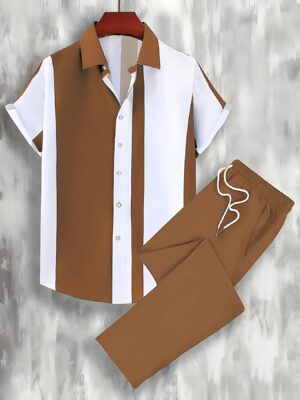 product-fancy-1f55b7c9-6160-4c72-84c0-626bfb3c6dd1 Digital Print Men's Casual Sport Shirt and Pants Set