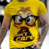 1pc Men's 3D Digital Print Yellow Duck with Glasses Graphic T-Shirt, Comfortable Round Neck Short Sleeve Tee, Regular Fit for Spring, Summer & Fall, Duck T Shirt