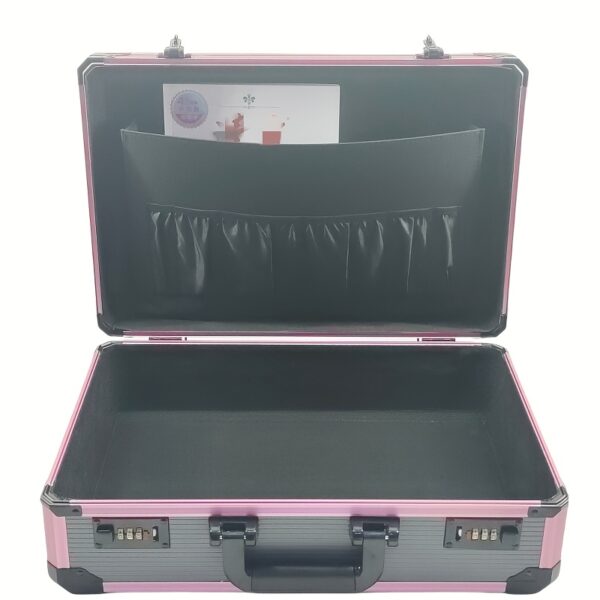 Portable Large Metal Handheld Aluminum Alloy Box, Password Box, Tool Box, File Box, Equipment Box, Instrument Box, Storage Box, Display Box, Photography Equipment Box, Drone Box, Magic Prop Box, Computer Box, Business Box for Outdoors and More Multifunctional Box