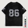 product-fancy-34f570da-17a0-4524-9989-c809deeb7382 Men'S Summer Color-Blocked Hollow Star Pattern Street Casual Knitted Jersey