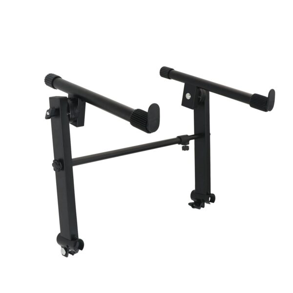 The Second Layer of The Circular Tube Keyboard Stand Features a Removable Piano Support That Is Adjustable in Height And Width.