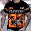 Men's Vancouver 1987 Graphic T-Shirt - Vintage Streetwear Short Sleeve Tee with 3D Eagle & Letter Print, Quick-Dry Summer Shirt for Gym Running Casual Wear, Ideal Birthday Gift for Him