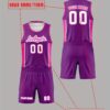 2025 Basketball vest sports suit Men's customized name and number adult jersey new student competition team training sports uniforms comfortable breathable heat dissipation quick-drying perspiration two-piece top and bottom