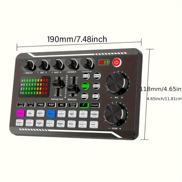 Podcast Equipment Bundle, BM-800 Recording Studio Package with Voice Changer, Live Sound Card - Audio Interface for Laptop Computer Vlog Living Broadcast Live Streaming YouTube TikTok