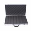 Aluminum Equipment Box In Toolbox Design, Portable And Spacious Mechanical Toolbox, Hard Case Measuring 58x32x8.5cm In A Rectangular Shape.