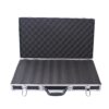 Aluminum Equipment Box In Toolbox Design, Portable And Spacious Mechanical Toolbox, Hard Case Measuring 58x32x8.5cm In A Rectangular Shape.